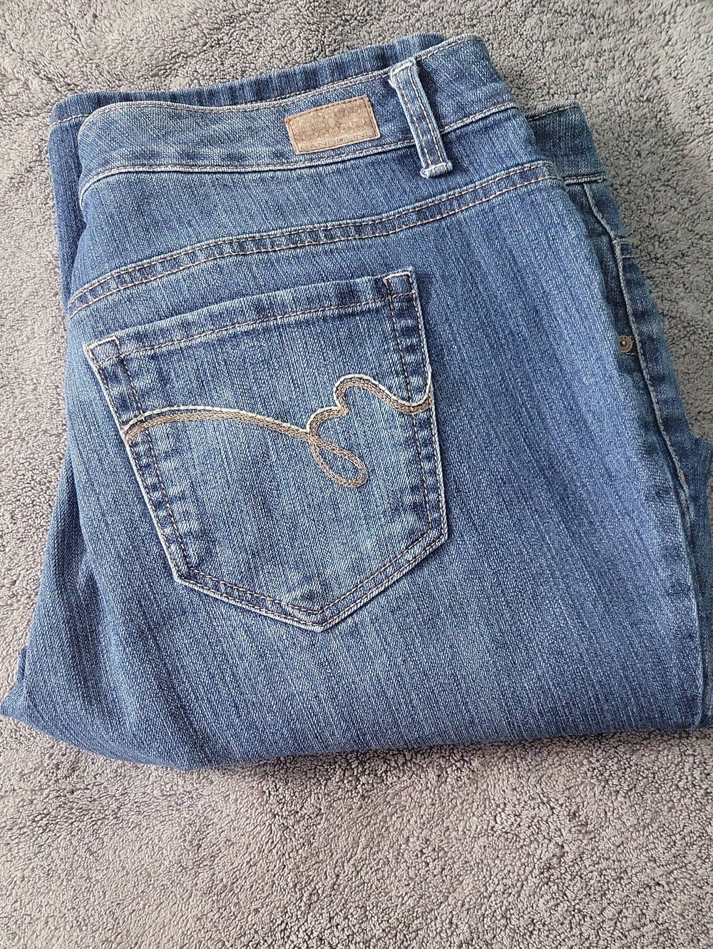 Bandolino Mandie Blue Straight-Leg Women's 16WS Jeans